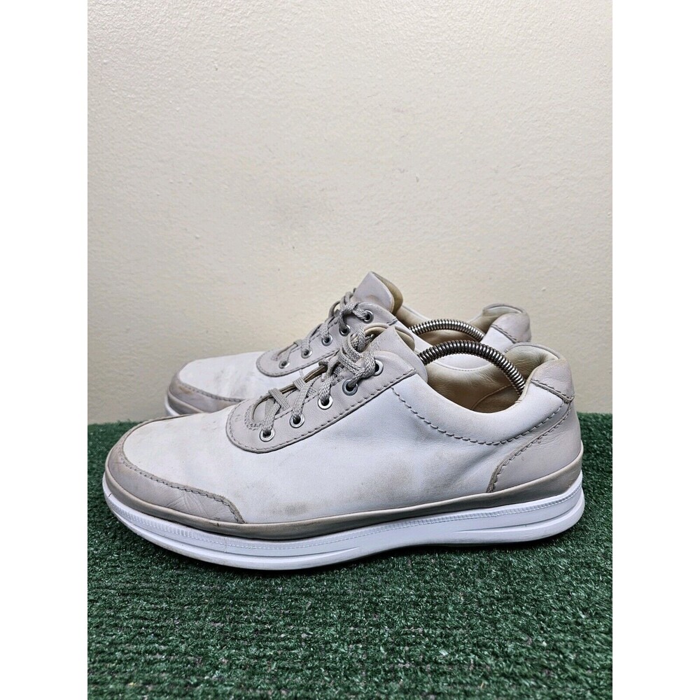 Samuel Hubbard Early Morning Mens Golf Shoes Leather Beige Size 12 M1580-034